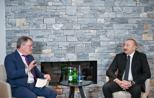 President Ilham Aliyev met with Chief Executive Officer of Vitol in Davos