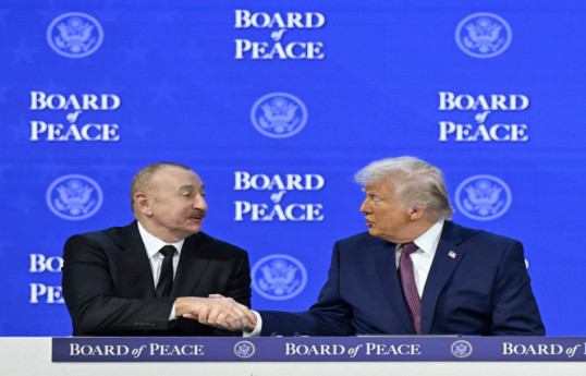 President of Azerbaijan, Ilham Aliyev and Donald Trump, US President