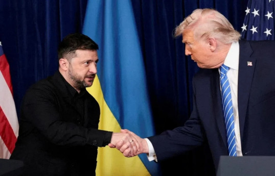 Ukrainian President Volodymyr Zelensky, US President Donald Trump