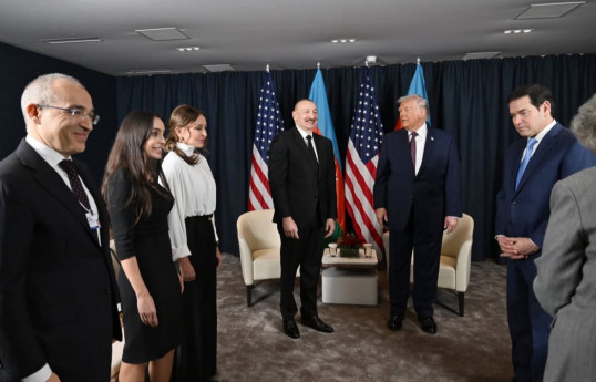 PHOTOS  from meeting of Azerbaijani, US Presidents