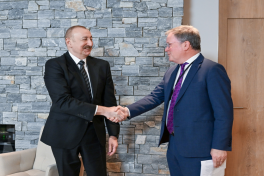 President Ilham Aliyev met with Chief Executive Officer of Vitol in Davos
