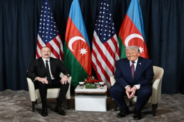 President of Azerbaijan, Ilham Aliyev and Donald Trump, US President