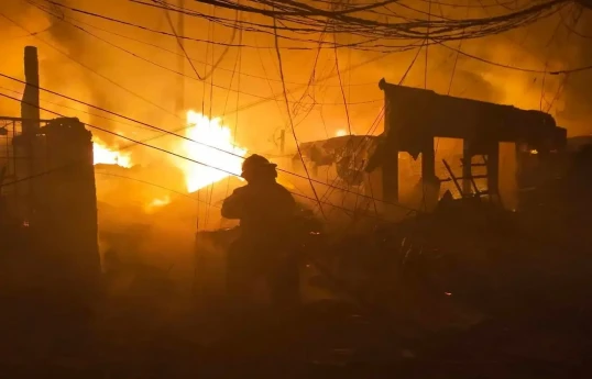 Two killed, six injured in fire in Philippine's Makati City