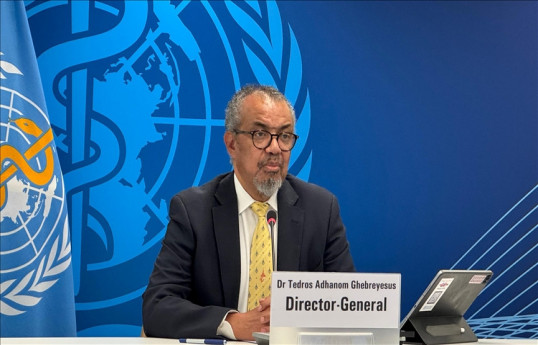 World Health Organization (WHO) Director-General Tedros Adhanom Ghebreyesus