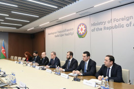 Azerbaijan’s FM Jeyhun Bayramov met with Israeli FM Gideon Sa’ar-UPDATED -1 