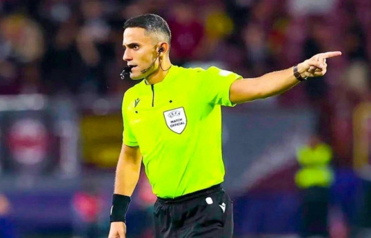 Azerbaijani FIFA referee Elchin Masiyev