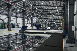 President Ilham Aliyev attended opening of mirror sheet production plant in Sumgayit Industrial Park