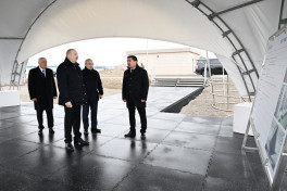 President Ilham Aliyev laid foundation stone for polypropylene and laminated bag production facility in Sumgayit Industrial Park
