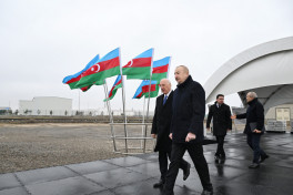 President Ilham Aliyev laid foundation stone for polypropylene and laminated bag production facility in Sumgayit Industrial Park