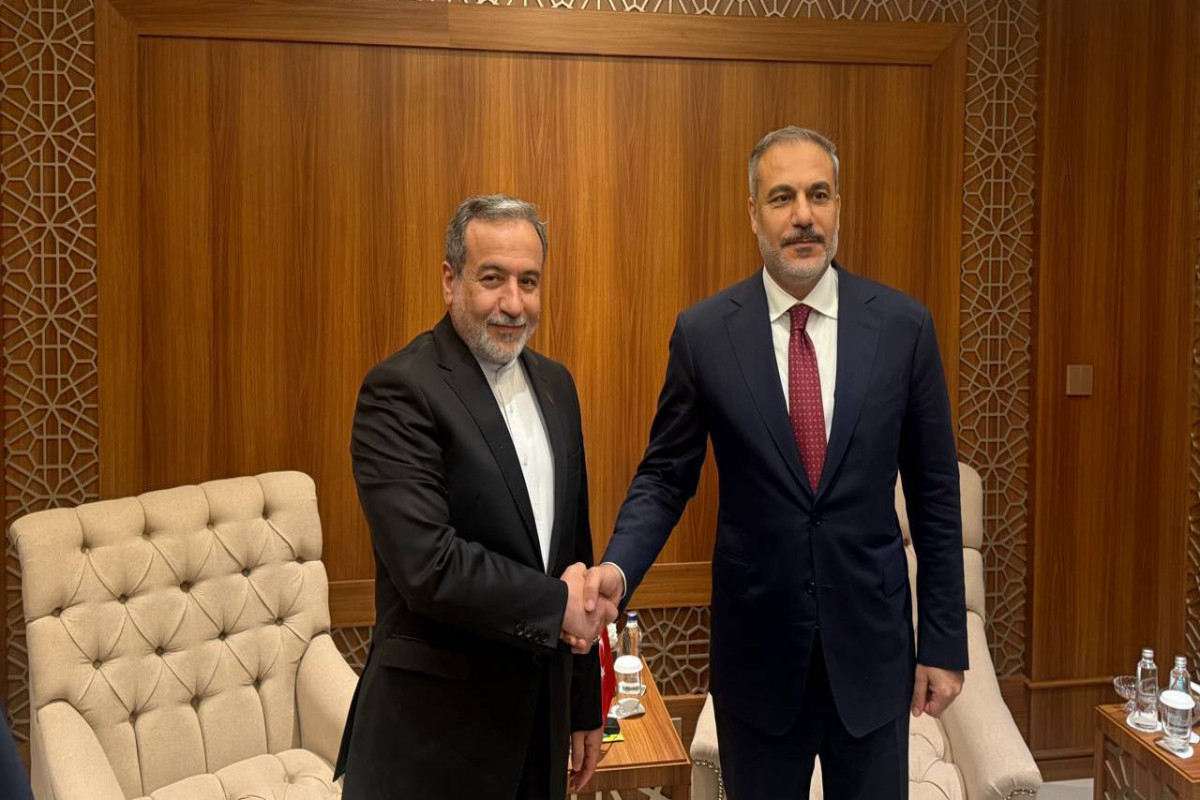 Iranian Foreign Minister Abbas Araghchi and Hakan Fidan, Turkish Foreign Minister