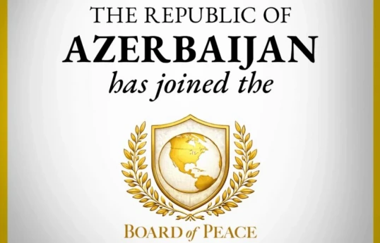 Board of Peace officially accepts Azerbaijan as founding member
