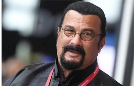 Famous American actor Steven Seagal