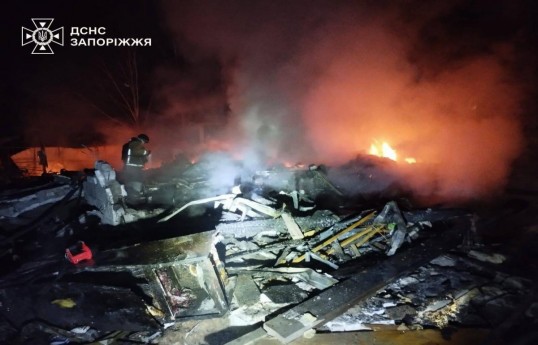 Volnyansk hit by Russian strike drones, civilians killed