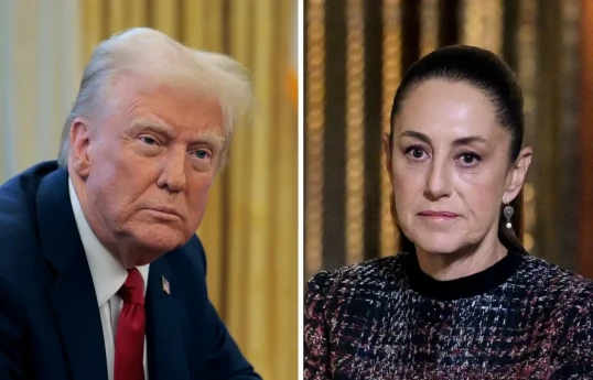 Trump says he had "productive" call with Mexico's Sheinbaum