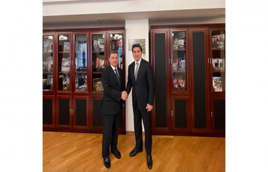 Ambassador Extraordinary and Plenipotentiary of Turkmenistan to the Republic of Azerbaijan and Assistant to the President of the Republic of Azerbaijan, Head of the Foreign Policy Department of the Presidential Administration Hikmet Hajiyev