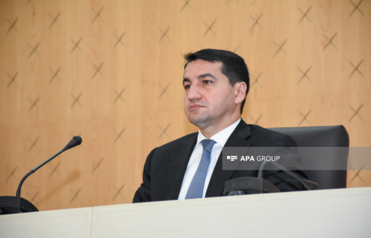 Hikmet Hajiyev, Assistant to the President of Azerbaijan, Head of the Foreign Policy Department of the Presidential Administration,