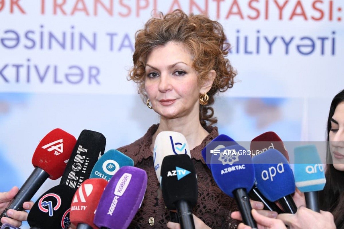 Chair of the Coordination Center for Organ Donation and Transplantation, Yegana Abbasova