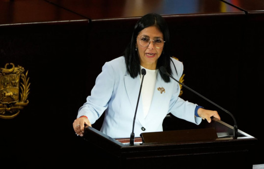 Venezuela's acting president Delcy Rodriguez