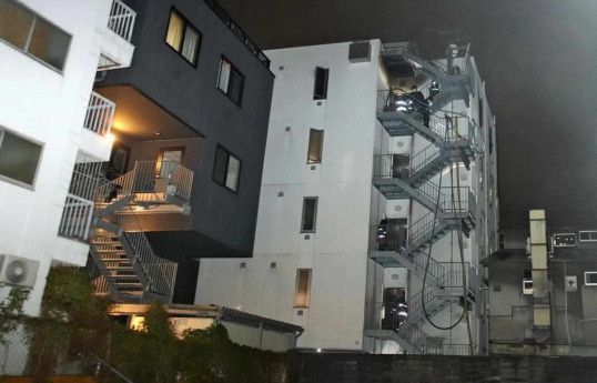 3 killed in residential fire in central Japan