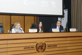 Leyla Aliyeva attends discussions on environmental problems of Caspian Sea in Geneva