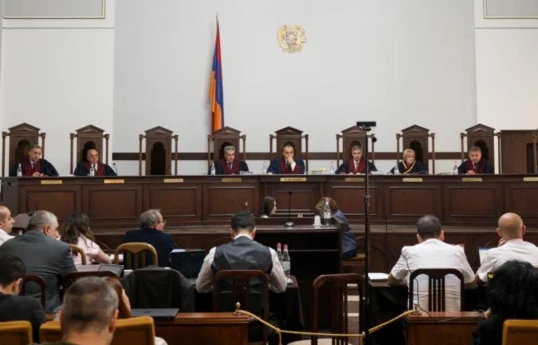 Armenia's Constitutional Court retires to deliberate on parliamentary election challenge