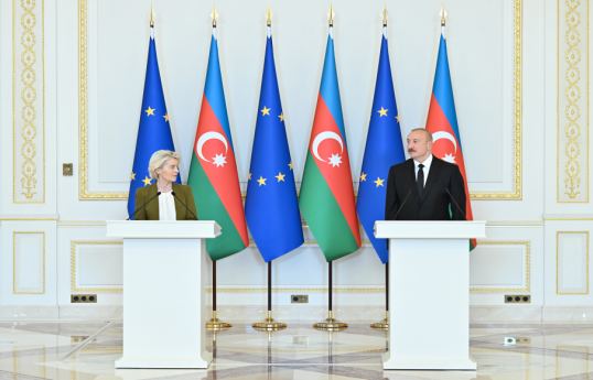 President Ilham Aliyev and President of the European Commission delivered press statements - UPDATED-1 