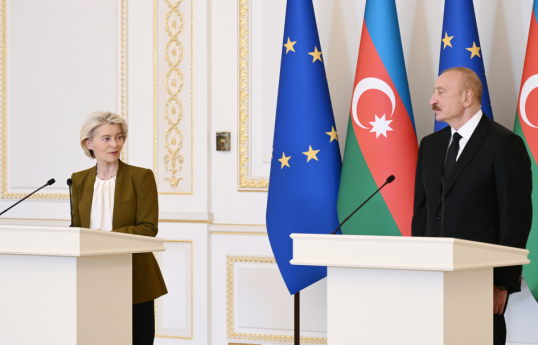 Ursula von der Leyen to President Ilham Aliyev: You have demonstrated personal leadership in promoting peace and cooperation in the region
