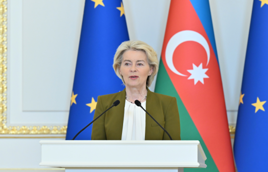 Ursula von der Leyen: Azerbaijan has proven to be a reliable partner for the EU