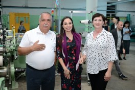 Leyla Aliyeva visits Azeripek OJSC