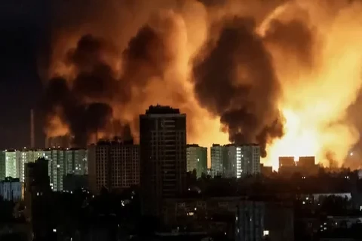 Russian forces attacking Kyiv with drones, air raid alert in effect