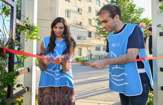 Modernized neighborhood in Yevlakh inaugurated with participation of Leyla Aliyeva - PHOTO 