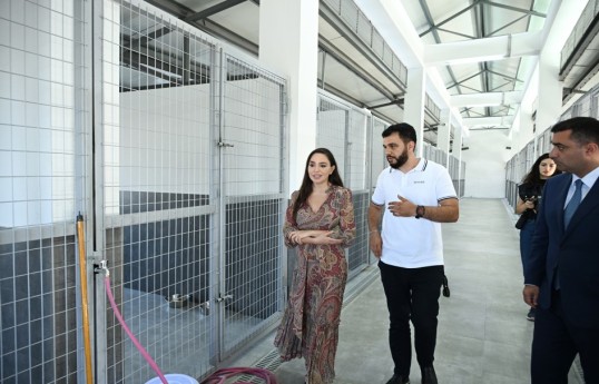 Leyla Aliyeva attends opening of regional branch of Stray Animal Care Center in Yevlakh - PHOTO 