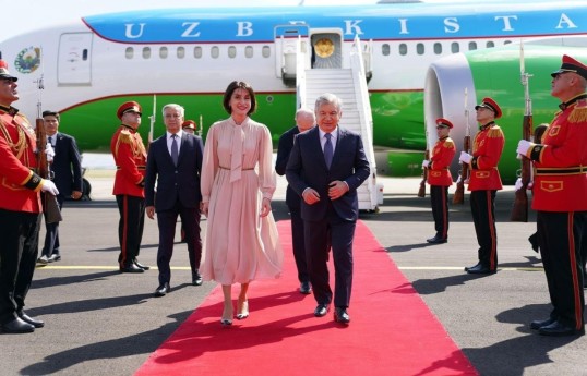 President of Uzbekistan arrives on state visit to Georgia