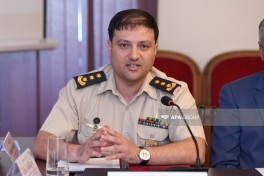 Azerbaijan presents report on Armed Forces' peacekeeping operations - PHOTO 