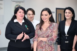 Leyla Aliyeva attends opening of new school building in Yevlakh