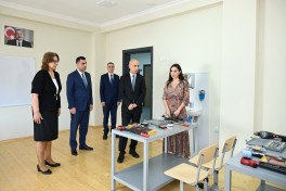 Leyla Aliyeva attends opening of new school building in Yevlakh