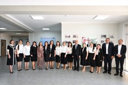 Leyla Aliyeva attends opening of new school building in Yevlakh