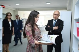 Leyla Aliyeva attends opening of new school building in Yevlakh