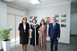 Leyla Aliyeva attends opening of new school building in Yevlakh