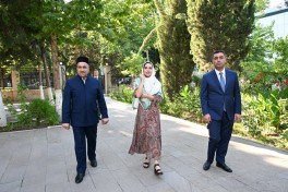 Leyla Aliyeva visits Juma Mosque in Yevlakh