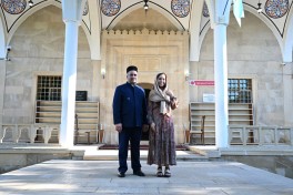 Leyla Aliyeva visits Juma Mosque in Yevlakh