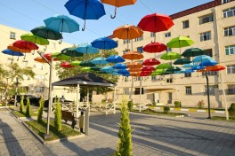 Modernized neighborhood in Yevlakh inaugurated with participation of Leyla Aliyeva - PHOTO 