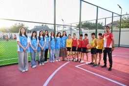 Modernized neighborhood in Yevlakh inaugurated with participation of Leyla Aliyeva - PHOTO 