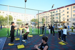 Modernized neighborhood in Yevlakh inaugurated with participation of Leyla Aliyeva - PHOTO 