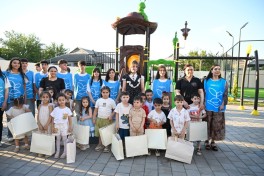 Modernized neighborhood in Yevlakh inaugurated with participation of Leyla Aliyeva - PHOTO 