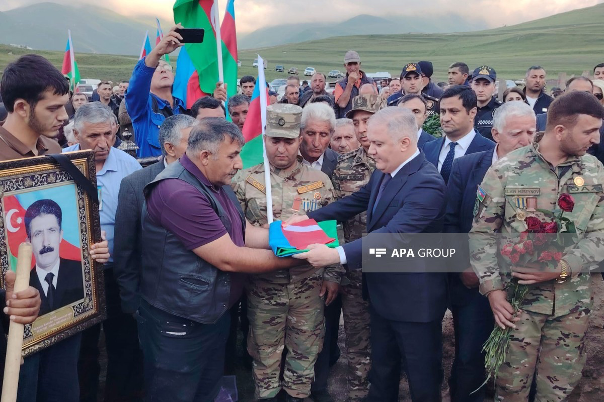 Remains of Bahadur Kamalov, a martyr of the First Karabakh War, were buried in Kalbajar