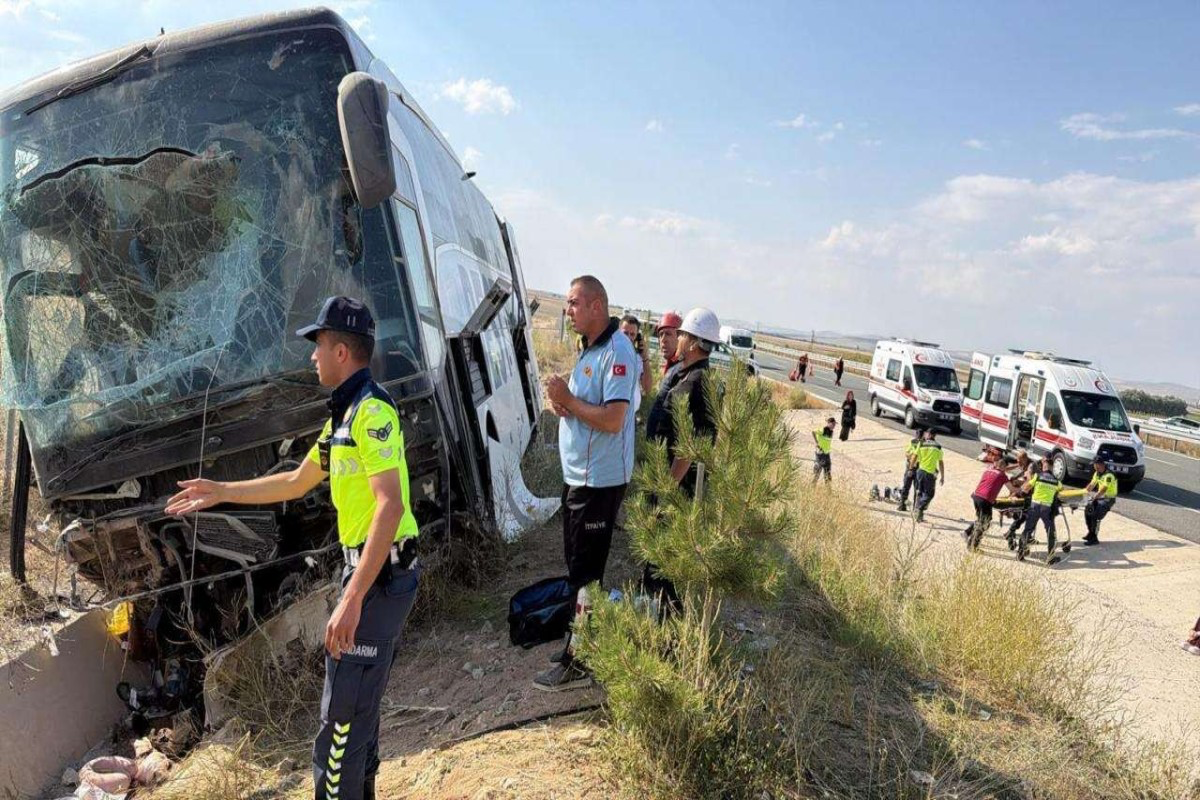 40 people injured in bus accident in Türkiye