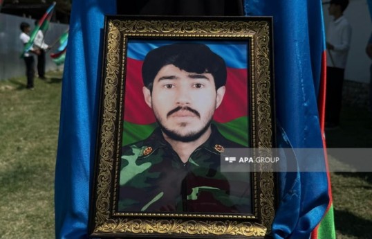 Remains of missing First Karabakh War martyr laid to rest in Ujar - PHOTO 