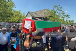 Remains of missing First Karabakh War martyr laid to rest in Ujar - PHOTO 