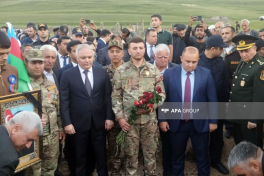 Remains of Bahadur Kamalov, a martyr of the First Karabakh War, were buried in Kalbajar